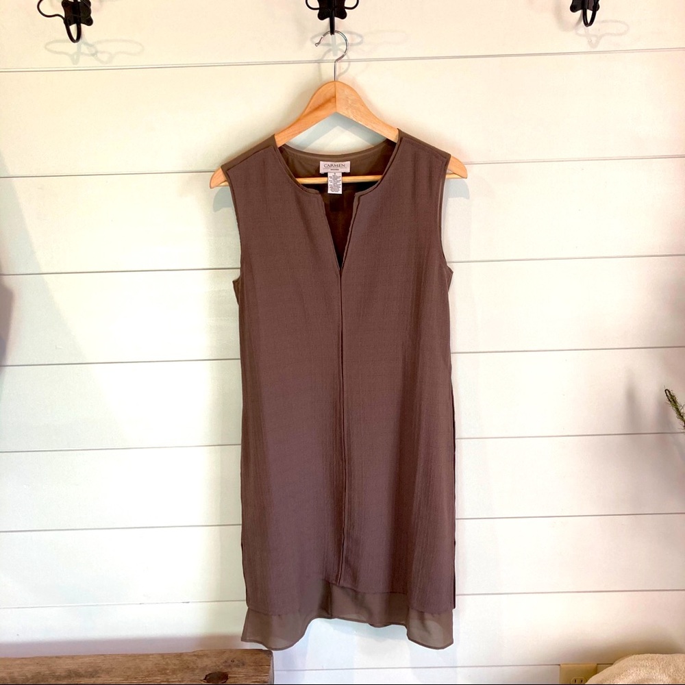 Carmen Marc Valvo sheath dress